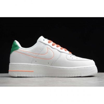 Nike Air Force 1 '07 Beyaz / Turuncu / Yeşil Kaykay Ayakkabı Türkiye - 5OY0SYRI